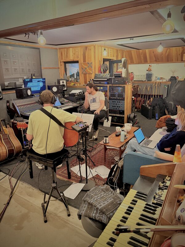 Session day at Metro 13, Edinburgh
